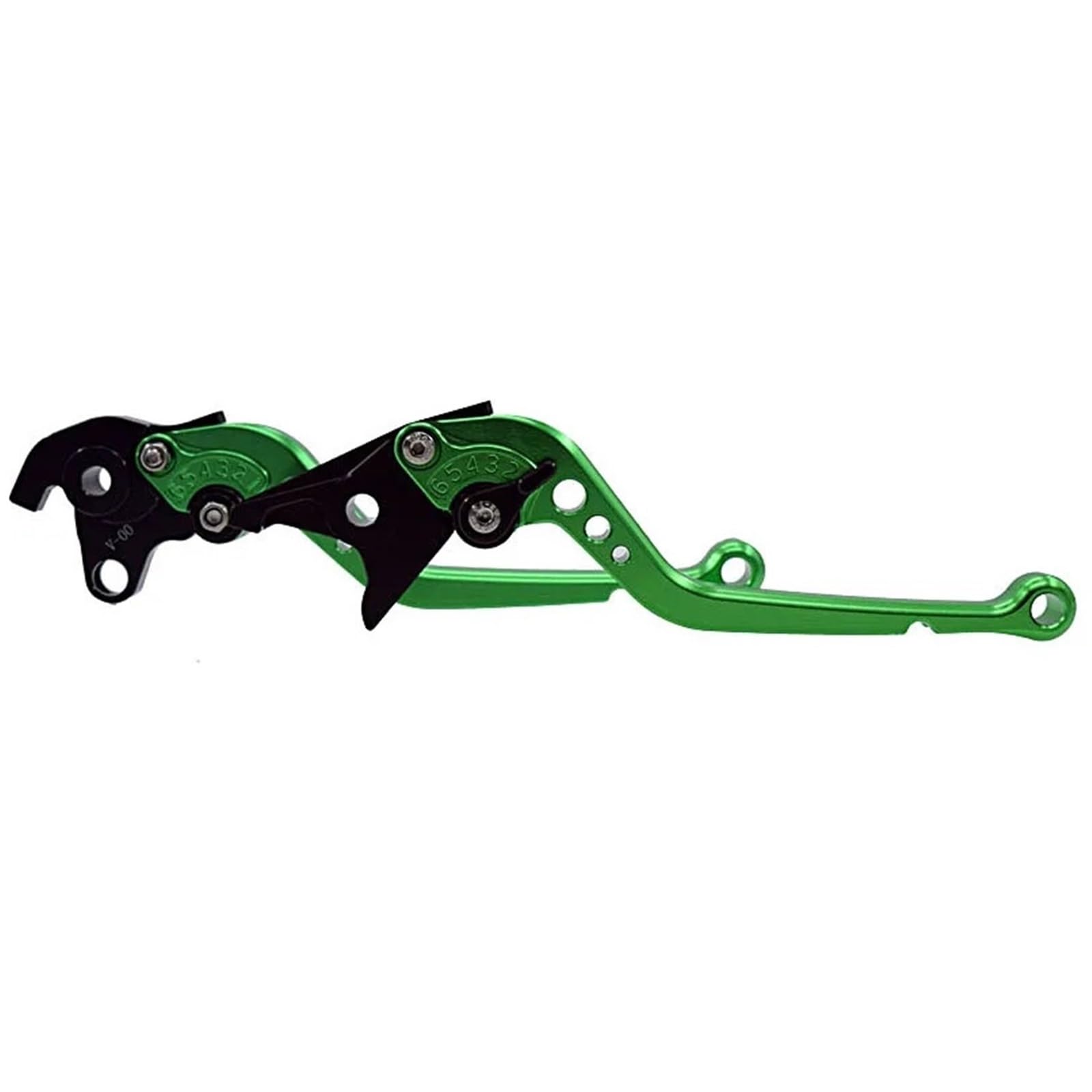 BAYSGCQ Motorbike Brake Levers Fit for Ducati 848/EVO MULTISTRADA 1200/S Streetfighter S 848 Monster 1200 CNC Adjustable Brake Clutch Levers(Green,Long)