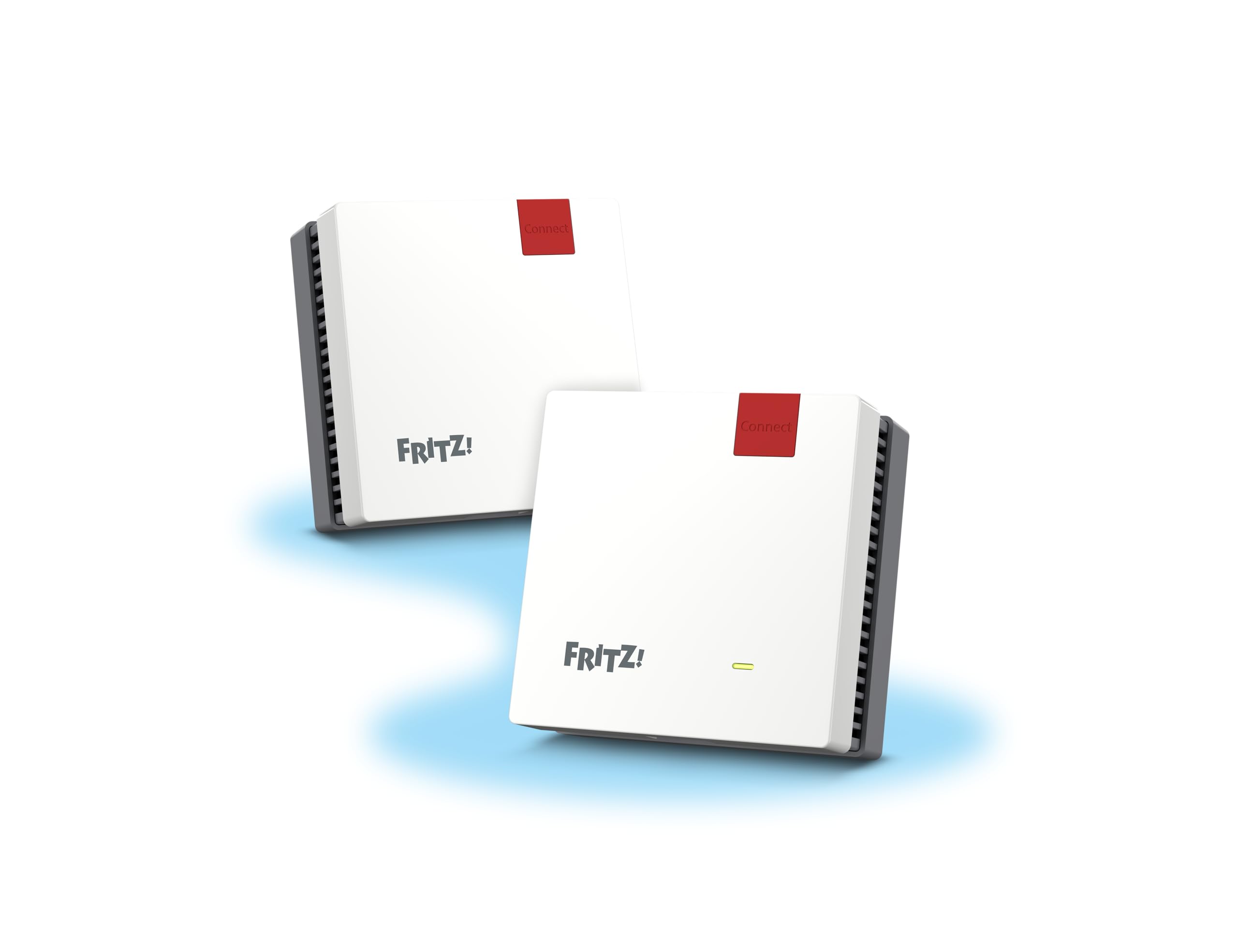 Fritz!Mesh Wi-Fi Set 1600 (2er Pack) - Mesh WiFi bis zu 3000 Mbit/s, Dualband, Plug & Play, kompatibel mit Allen Routern, Kostenlose Updates, Made in Europe, 5 Jahre Garantie, für 5 Zimmer