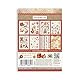 Stamperia - Washi Pad for Scrapbooks, Albums, Cards, Bullet Journals, and More, Translucent, Easy to Cut, Acid Free, Perfect for Hobbies, Crafts, and Gifting (Gear up for Christmas) (A5) (8 Sheets)