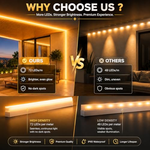 Image of 49.2Ft RGB Neon Rope Lights, 1080 LEDs 24V Side-Emitting LED Strip Lights with App and Remote Control, 360 Bendable Flexible Strip Lights with Music Sync for Bedroom, Ceiling, Living Room