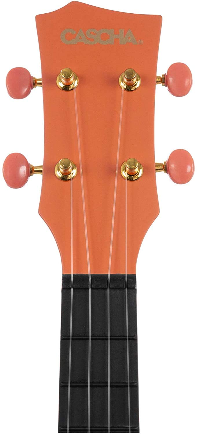 Cascha - Juego con ukelele para concierto de fibra de carbono, kit para principiantes