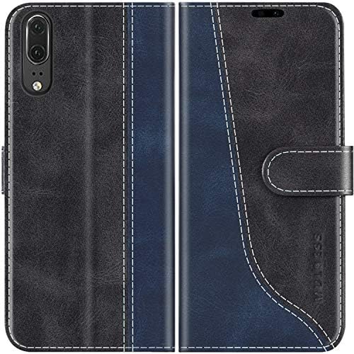 Mulbess Cover In Pelle Sintetica Per Huawei Honor 9 Lite / P Smart 2017 – Custodia Con Porta Carte E Supporto (Marrone Caffè Vintage) - 2