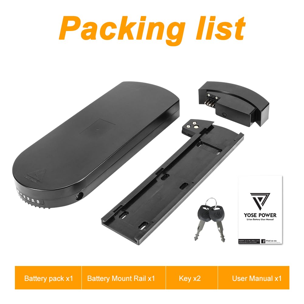 SEASON Tianneng Ebike Batterie 36V 13Ah / 16Ah Lithium-ION TNLi-ITR Pedelec Batterie de vélo électrique pour VAUN MiFA Fischer
