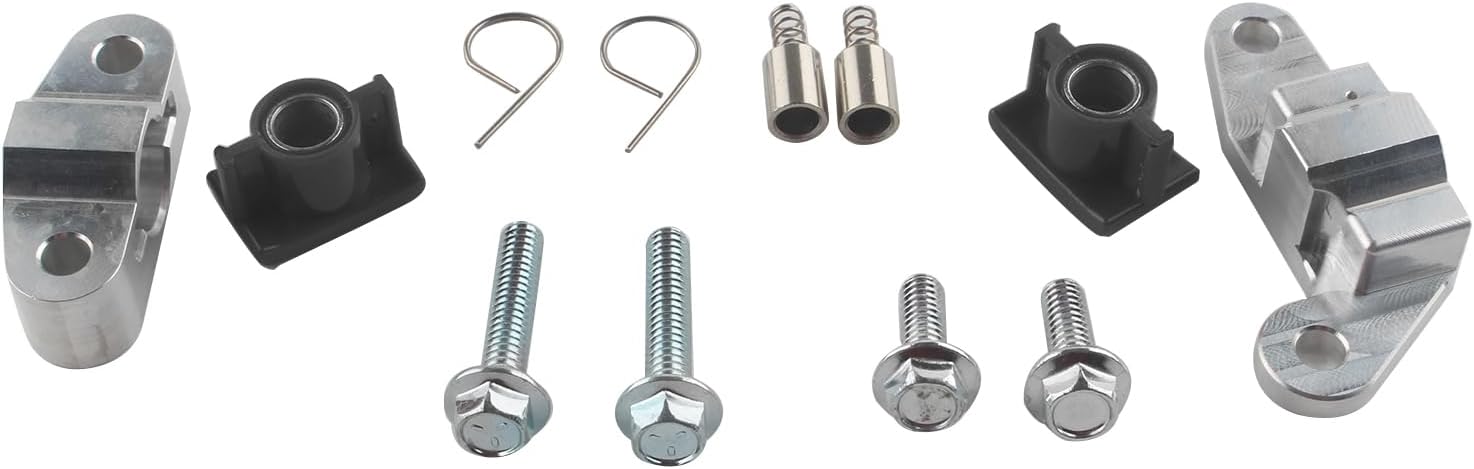 Hydraulic Cam Chain Tensioner Kit Adjuster Assembly Inner Outer Tensioner Compatible with Harley Twin Cam Road King Glide Electra Glide Street Glide 2007-2017 (Silver+Black)