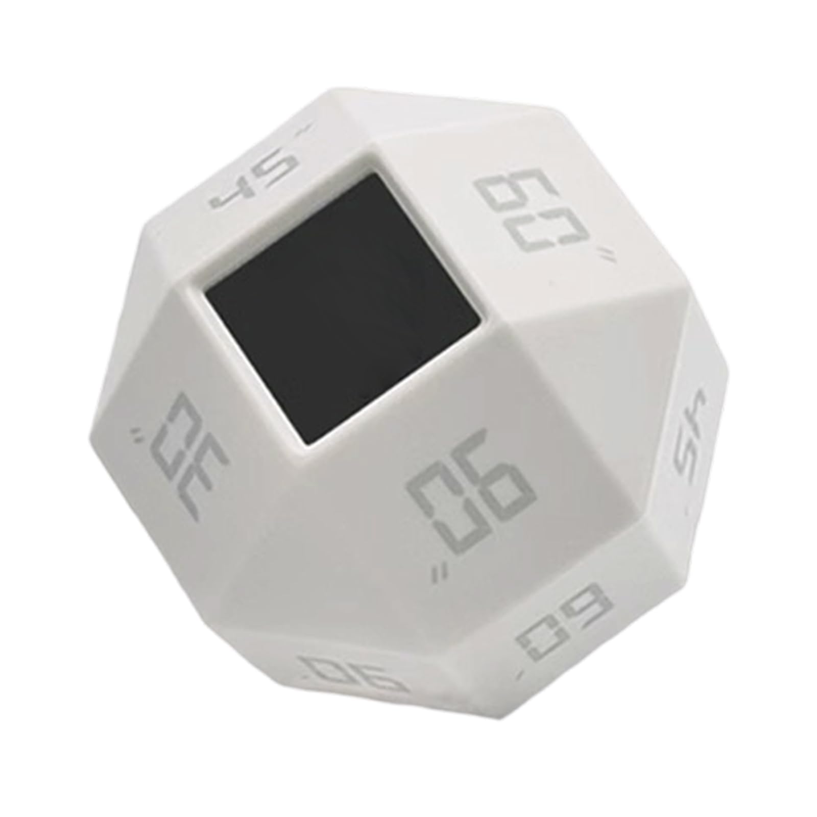 Sturdy ABS Construction Timers for Cooking Learning and Exercise Feature Flipping Action 12 Side Big Display Quiet Countdowns Quiet Timers