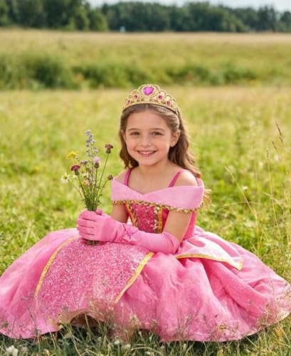 Disfraz princesa para niñas con accesorios 4T miniatura 5