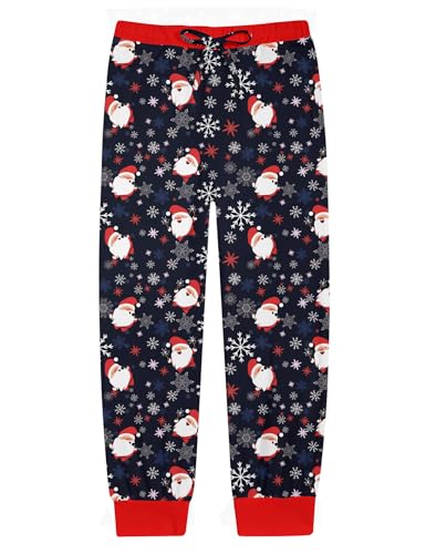 TUONROAD 7-16 Years Boys Christmas Pajama Pants Girls Sleepwear PJ Bottoms