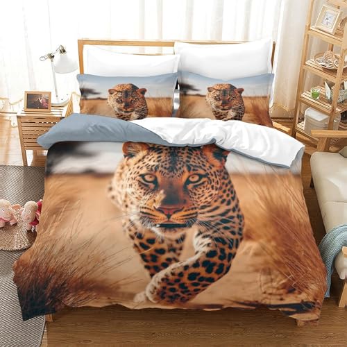 Housse de couette citron 200x200 microfibre lit double avec taies - 3