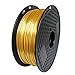 2.85mm Silk Gold PLA Filament 3D Printer Filament 1KG 2.2LBS Spool 3D Printing Material 3mm Silky Shiny Metallic Gold CC3D