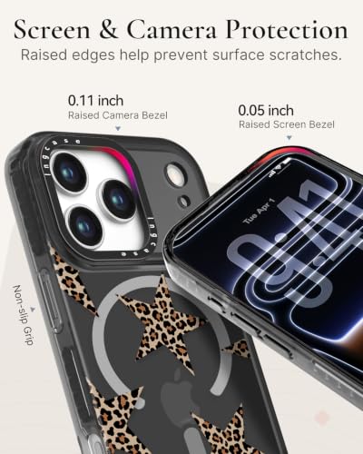 Coque iPhone 17 Pro Max étoiles et léopard cadeau pour fille - 4
