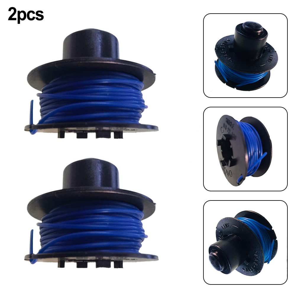 SPARES2GO Bobine De Fil Compatible Avec Débroussailleuse Nutool 450 W (lot De 2)[1091