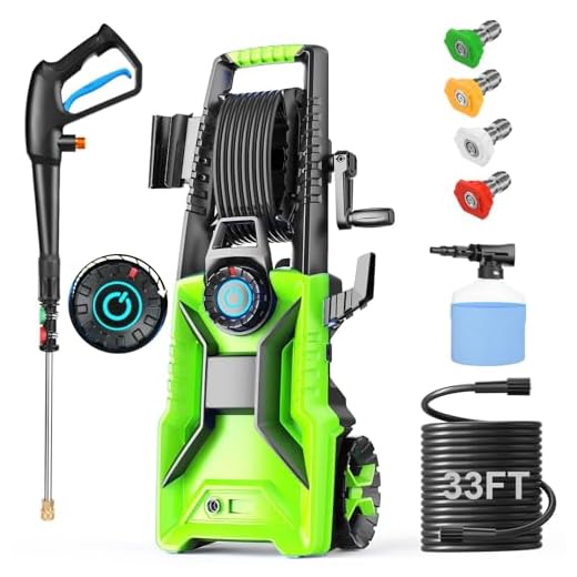 5000PSI Electric Pressure Washer with Nozzles