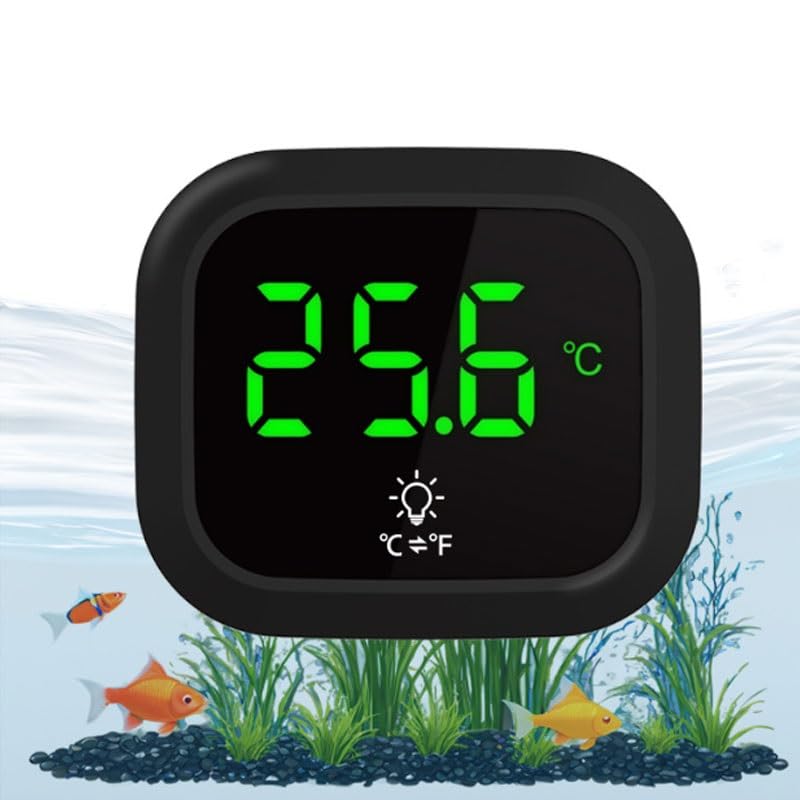 Wireless Aquarium Thermometer LED Digital Display