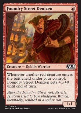 Magic The Gathering - Foundry Street Denizen (141/269) - Magic 2015