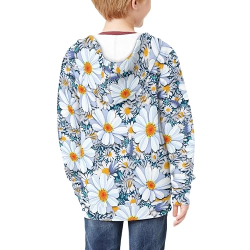 Sweat mignon et doux à capuche fille veste ample zippée - 6