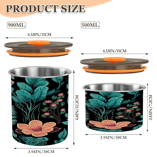 Contenedor al vacío para café inoxidable Qilmy 17oz miniatura 3