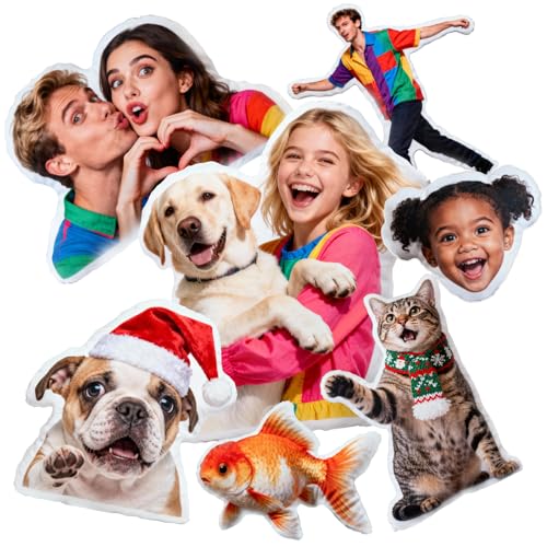 Custom Pillows, Custom Body Pillow with Picture, Customized Funny White