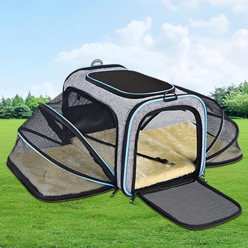 Porte-chat extensible pour voyage et shopping avec chien - 4