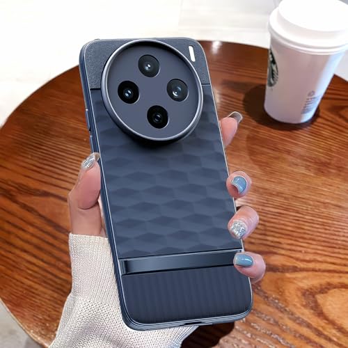 Image of Amazon Basics Back Cover for Vivo X200T 5G | Full Camera Protection | TPU Soft Flexible Shockproof Bumper Case (Blue)