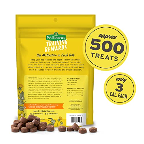 Pet Botanics Training Rewards Treats for Dogs, Made with Real Pork