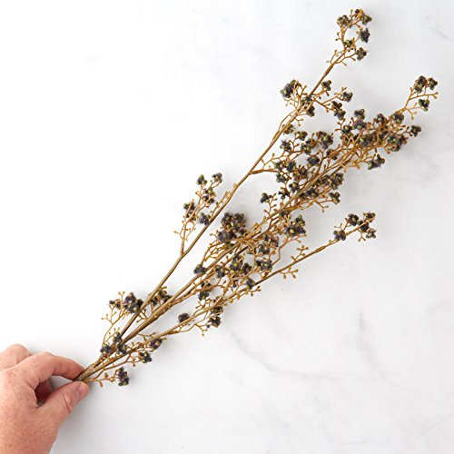 Factory Direct Craft Group of 6 Purple Artificial Wildflower Stems for Home Decor