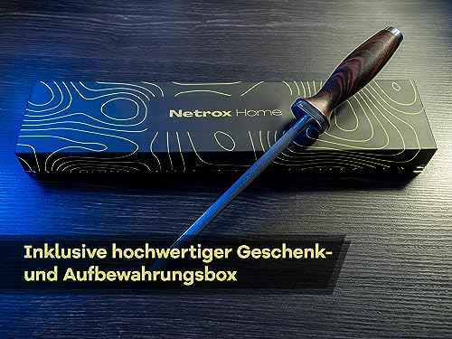 Netrox Wetzstahl für Messer, Profi Messerschärfer Schleifstab – Ansicht 5