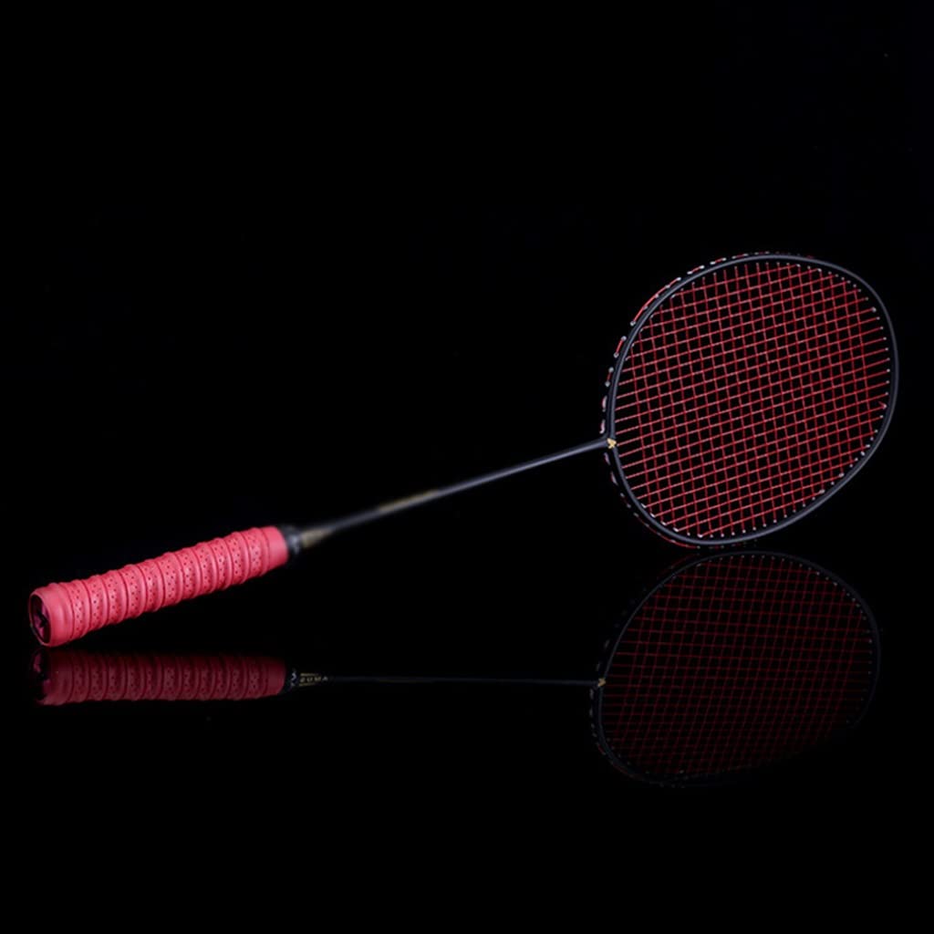 YUTR Graphite Single Badminton Racquet Professional Carbon Fiber Badminton Racket with Carrying Bag