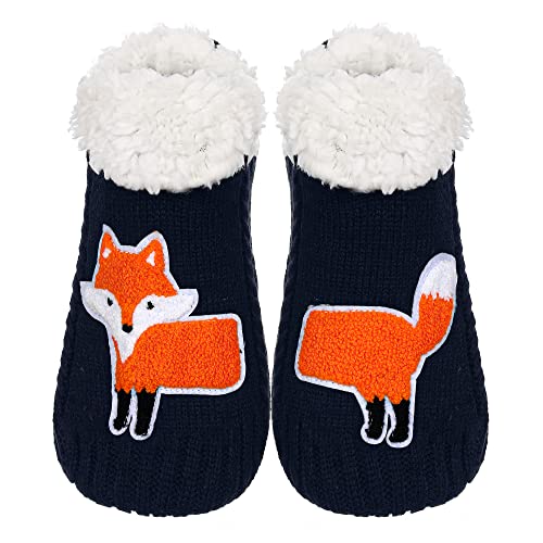 Image of ZYZX Cute Animal Slipper Socks for Women with Grips,Fuzzy Socks Indoor