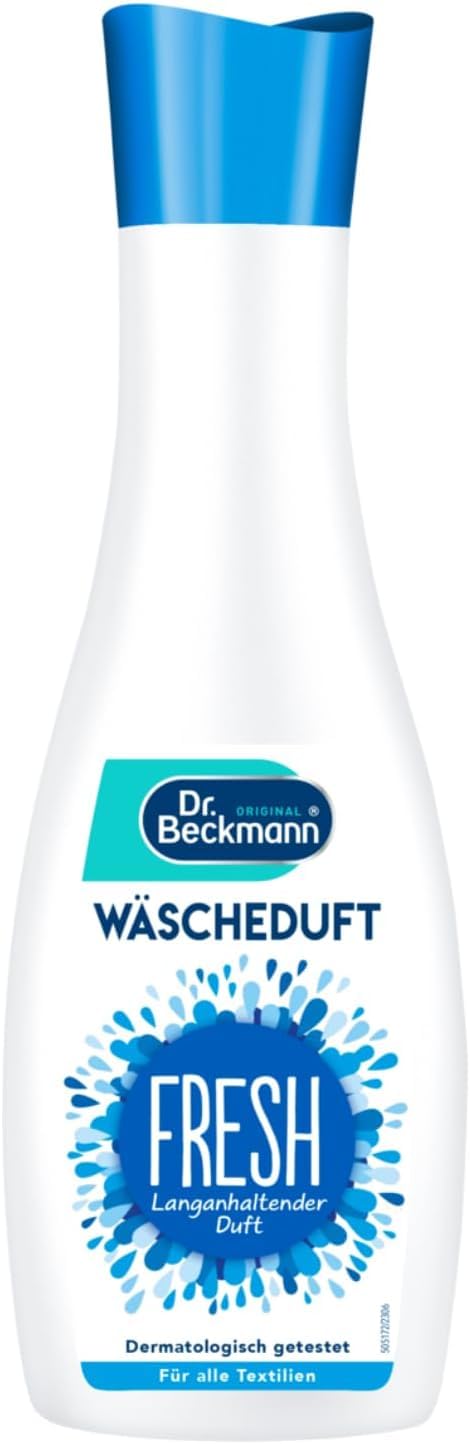 Dr. Beckmann Wäscheduft Fresh Intense, Frischen Und Langanhaltenden Duft, Ohne Weichspüler, Für Alle Textilien Geeignet, 250 ml