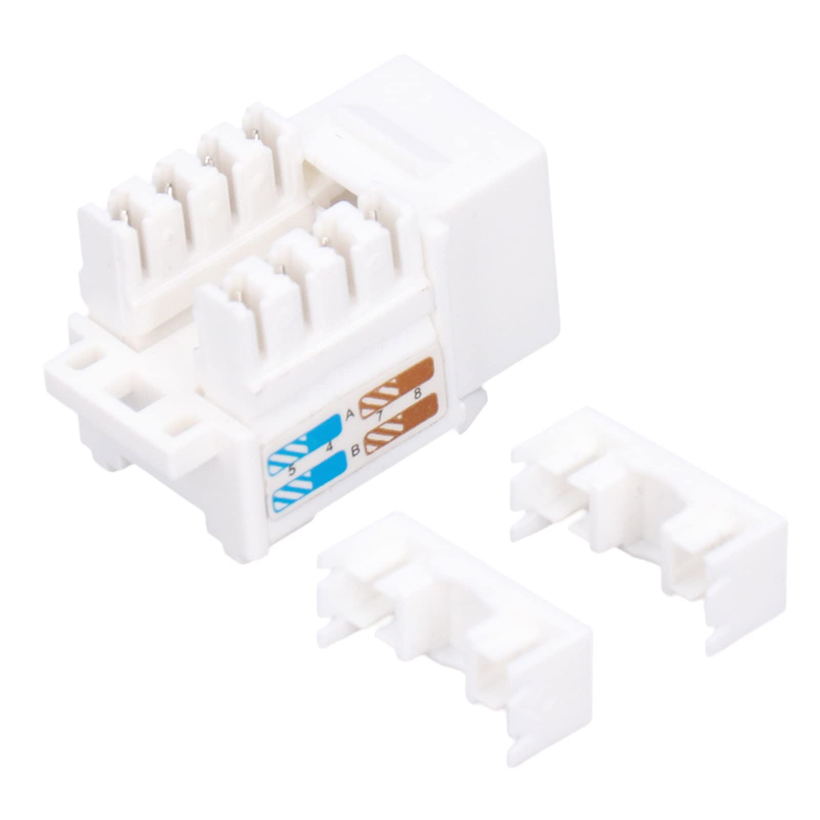 Network Module, Unshielded Jack Universal Markings Plug and Play Electronic Component for Terminal Connection for Network Communication(#2)-image-24