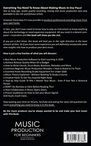 Snapklik.com : Music Production For Beginners 2020 Edition: How To ...