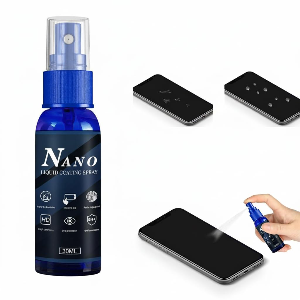 Premium Liquid Glass Coating Spray for Mobile Screens - Advanced Waterproof and Oil-Resistant Protection