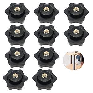 Lhbfcy M8 Sterngriff Kunststoff Griffmuttern 10er-Pack