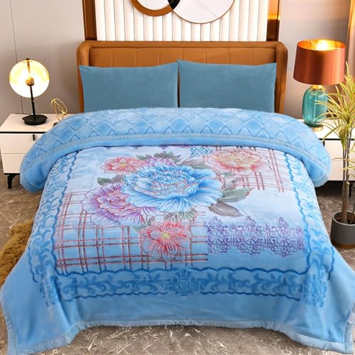 JYK King Size Bedding Fleece Blanket 10.5lbs, 900 GSM Heavy