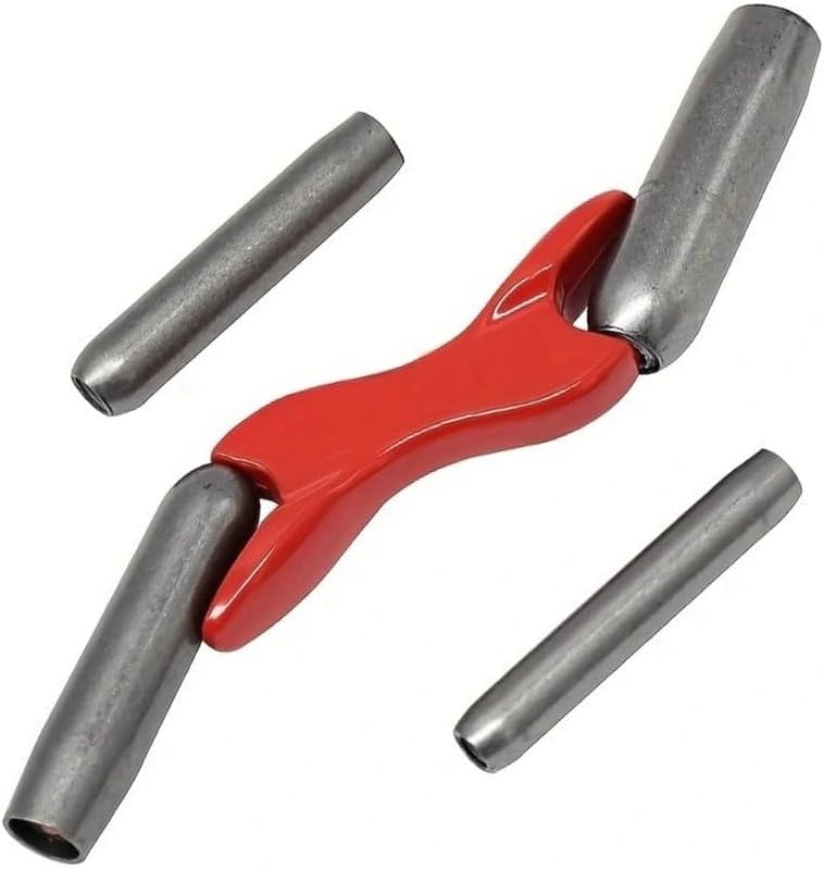 Brick Jointer Tool Set for Smooth Plastering and Bricklaying Tasks Multi-Sized Jointing Tools with Comfort Grip Sturdy Steel for Garden Home Renovation Use(Red)