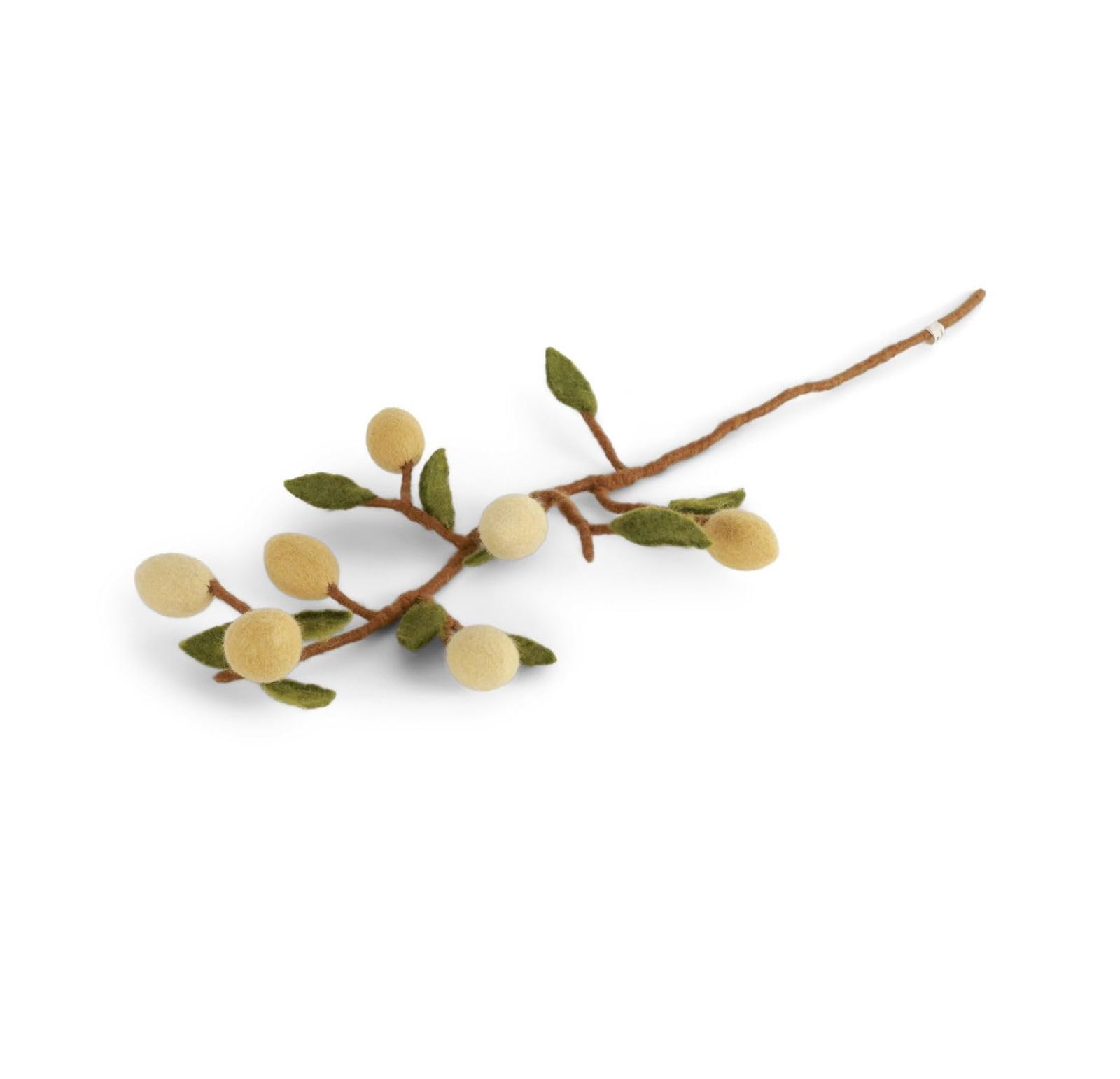 Gry & Sif Lemon Branch With S, Fairtrade, Handmade, Home Decoration, Summer Decoration, Gift Idea, Birthday Gift, Vase Decoration, 60 Cm