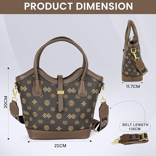 Image of Storite Women Handbag | PU Leather Top Handle Sling Bag | Stylish Crossbody Shoulder Purse for Ladies & Girls | Fashion Handbag for Office, Shopping & Travel
