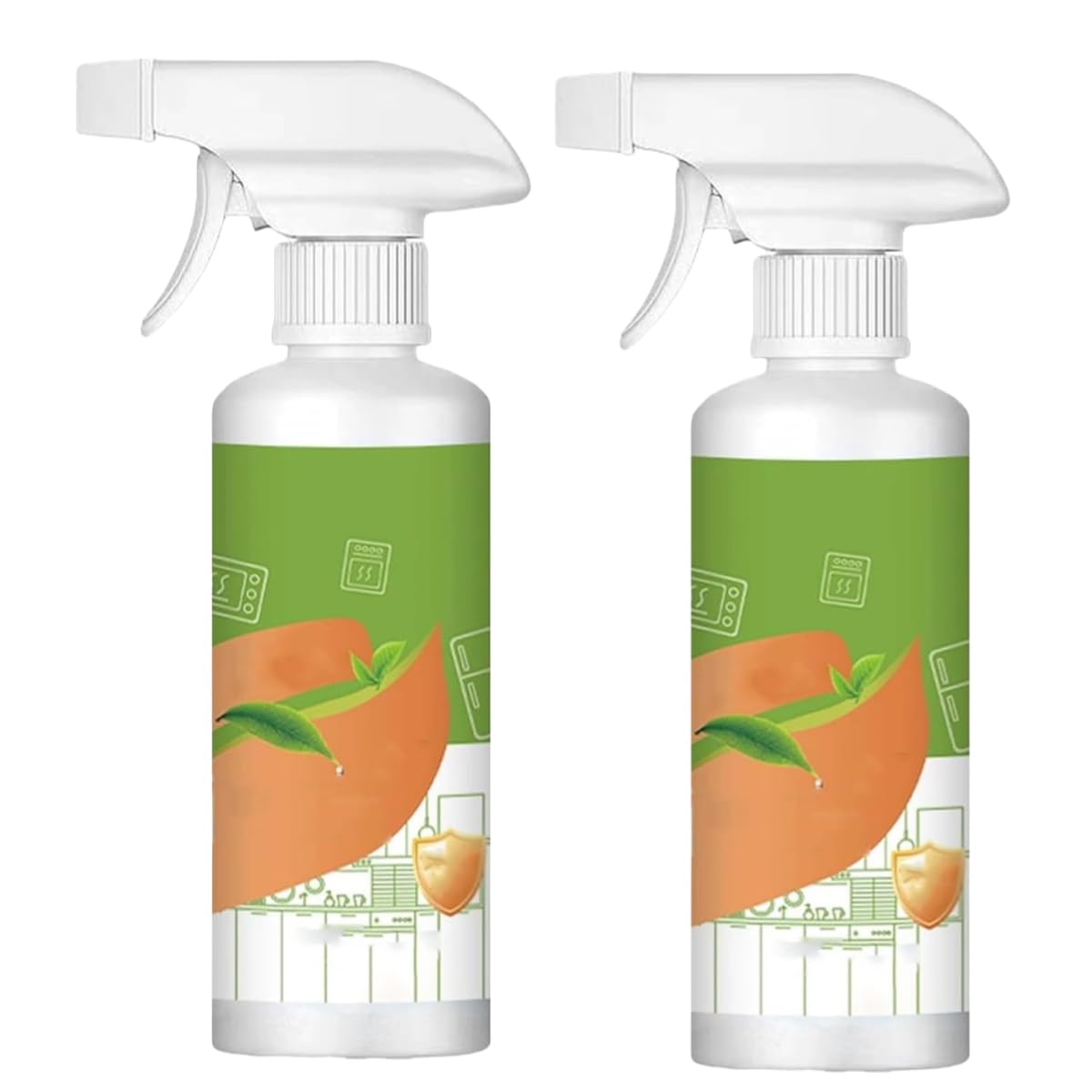 Nettoyant multi-usages pour appareils ménagers, formule naturelle, idéal pour la cuisine (fours, plaques de cuisson et hottes).