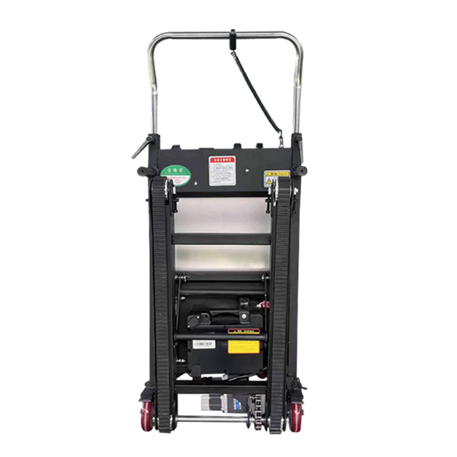 ASSICON Carretilla Sube escaleras automática Transpaleta eléctrica Que Ahorra Mano de Obra, Ruedas giratorias para almacén de logística Familiar de Muebles