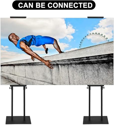 Image of Poster Stand for Display Pedestal Sign Stand,Adjustable Floor Standing Sign Holder,Heavy Duty Banner Stand with Base Height Up to 75 inch Double-Sided for Board & Foam Sign (Double-Pole Poster Stand,6Pack)