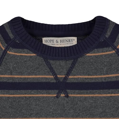 Image of Hope & Henry Boys' Long Sleeve Crew Neck Pullover Sweater