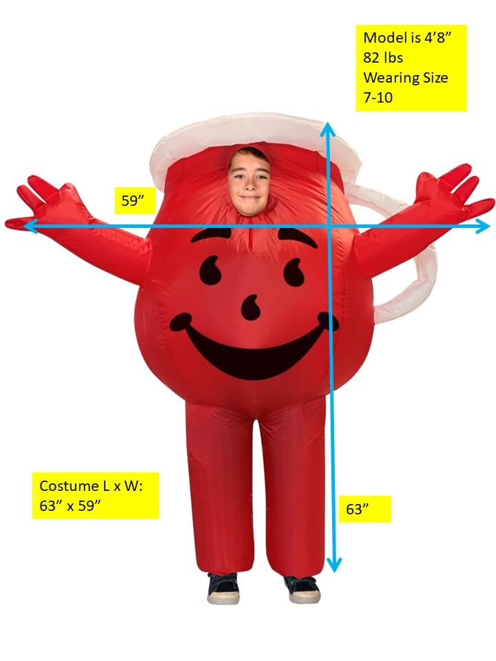 Disfraz Inflable Kool Aid Niño 7-10 años miniatura 5
