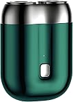 Mini Shaver électrique double, 2026 Shaver de poche de mise à niveau de modèle portable, USB Razeurs électriques rechargeables étanches pour la maison et le voyage (bleu)