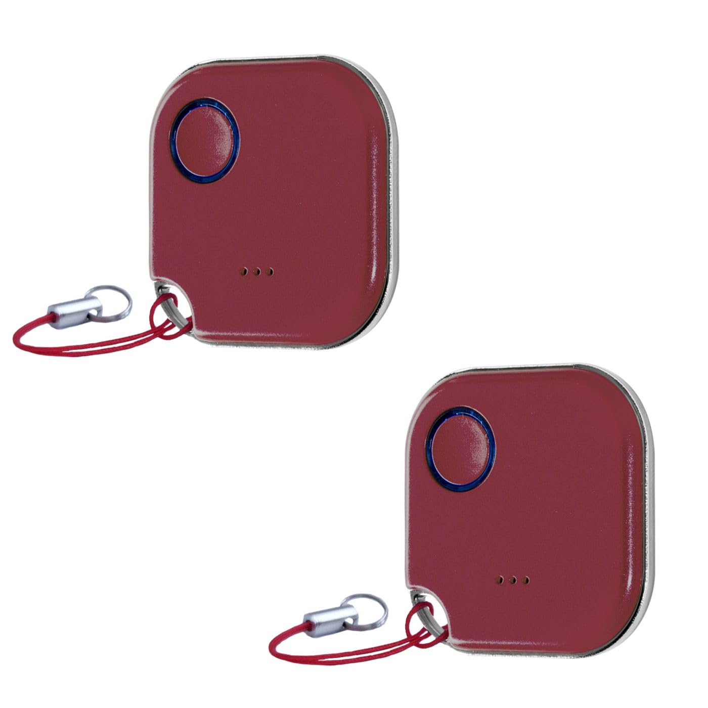Shelly Shelly BLU Button1 Lot de 2 boutons d'action et d'activation de scène contrôlés par Bluetooth Rouge Pour domotique Application iOS Android Batterie longue durée de vie Affichage LED Grande portée