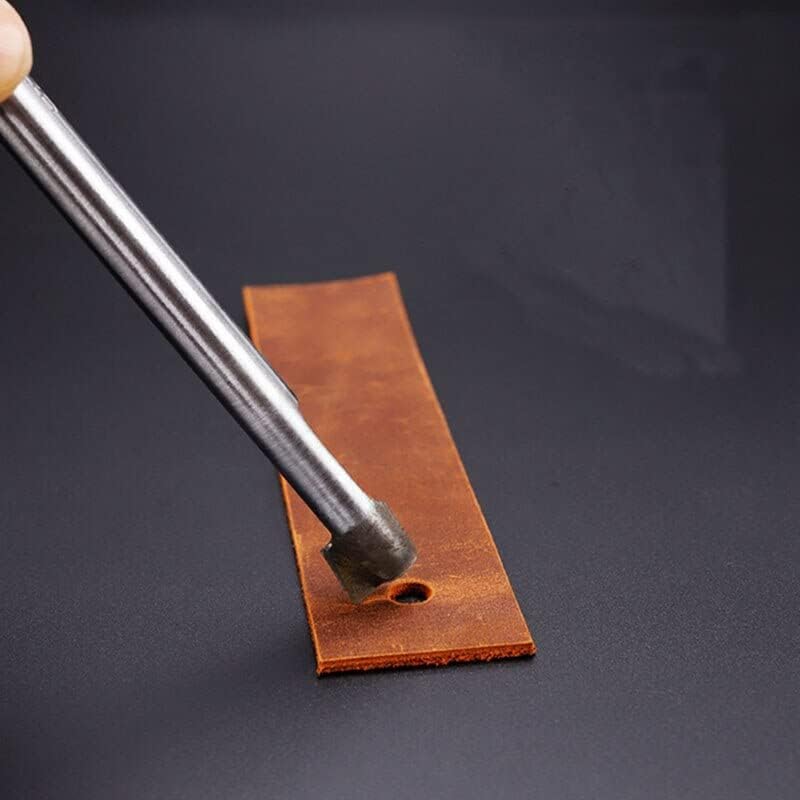 7pcs Belt Punching With Holes And Tails Hollow Hole Punch Cutter Tool 2.5mm-6mm Leather Working Tools DIY Tool Punching Leather