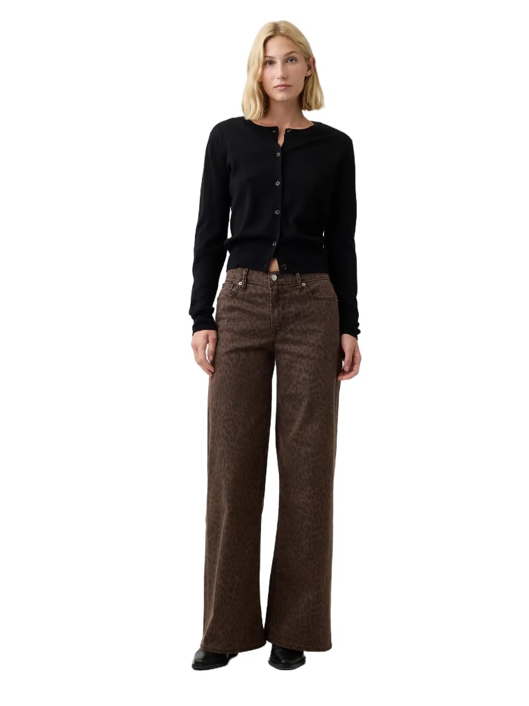 GAP Women's High Rise Wide Leg Jeans