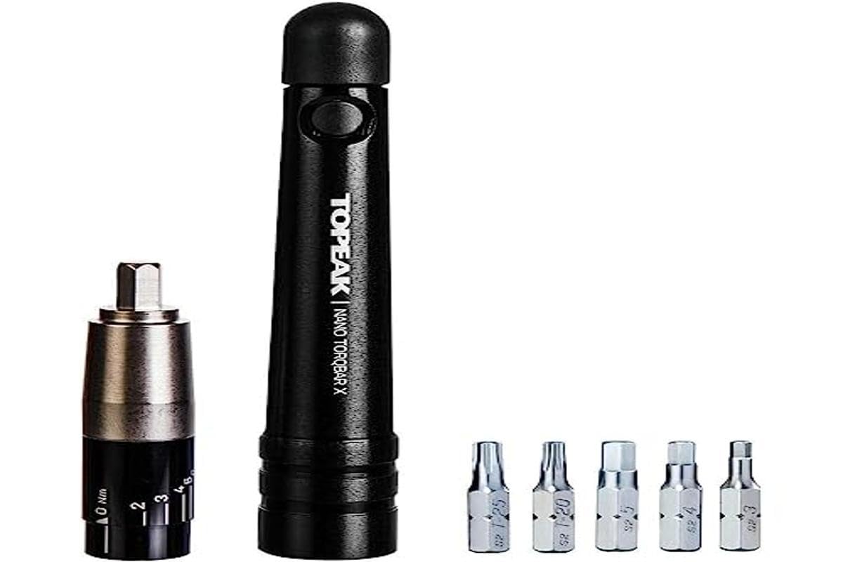Topeak Nano Torqbar X Clé dynamométrique Adulte Unisexe, Noir, 15