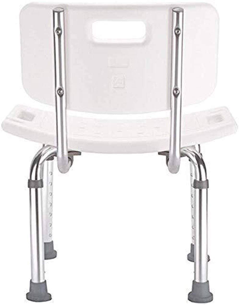 Taburete para Ducha Asiento para bañera Asiento para bañera con Respaldo Ajustable en Altura Aluminio Antideslizante Ligero Personas Mayores con discapacidad Peso 150 kg Taburete p