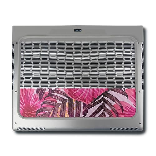 Image of MightySkins Carbon Fiber Skin Compatible With Alienware X16 R1 (2023) Full Wrap Kit - Tropical Pink | Protective, Durable Textured Carbon Fiber Finish | Easy To Apply & Change Styles | Made in the USA