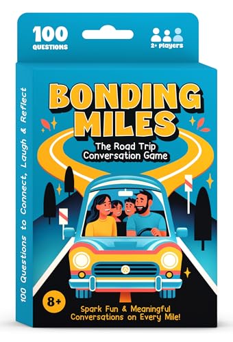WELL BALANCED Bonding Miles – Road Trip Conversation Card Game for Kids, Teens...